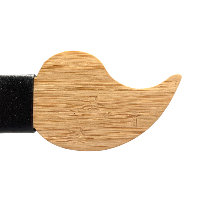 Dřevěný pánský motýlek Knír Leather