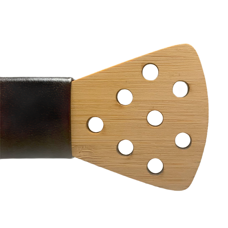 Dřevěný pánský motýlek Dot Leather