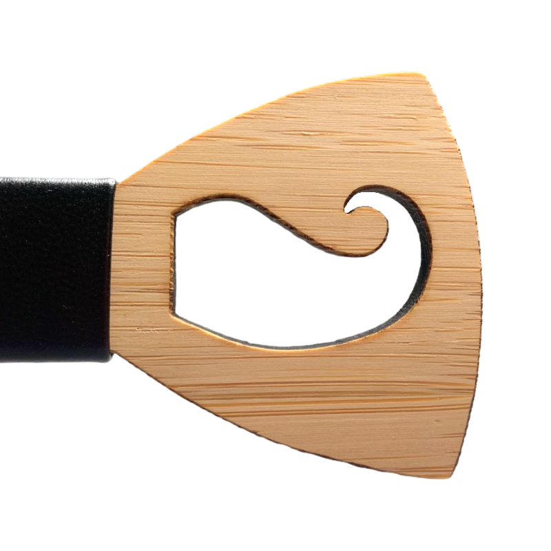 Dřevěný pánský motýlek Knírek