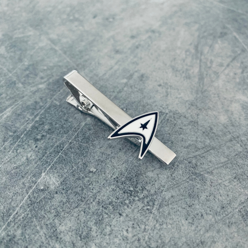 Set - spona na kravatu a manžetové knoflíčky Star Trek 