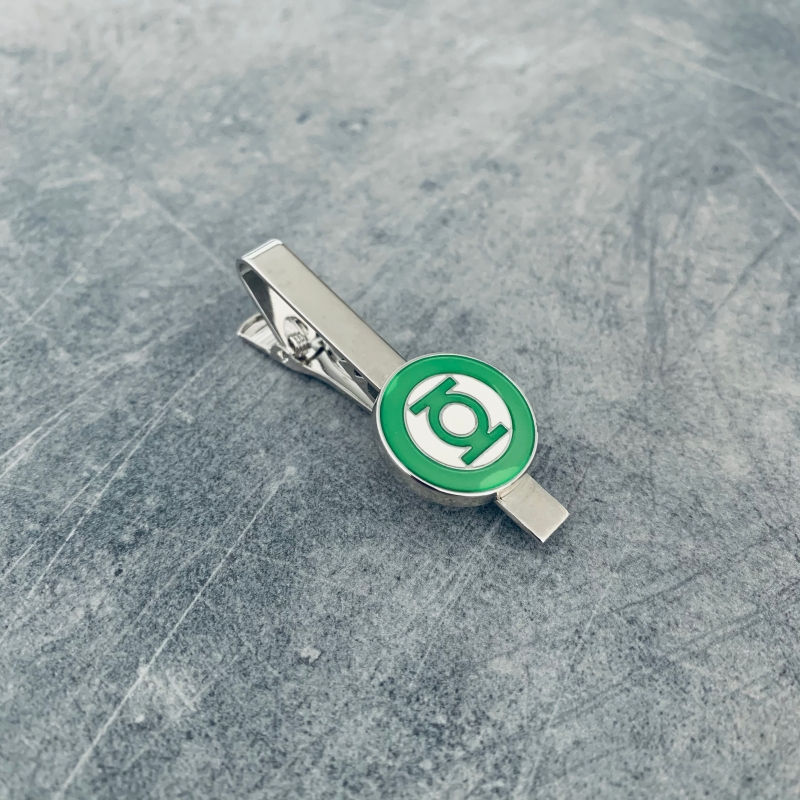 Set - spona na kravatu a manžetové knoflíčky Green Lantern 
