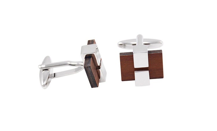 Manžetové knoflíčky Wood clips