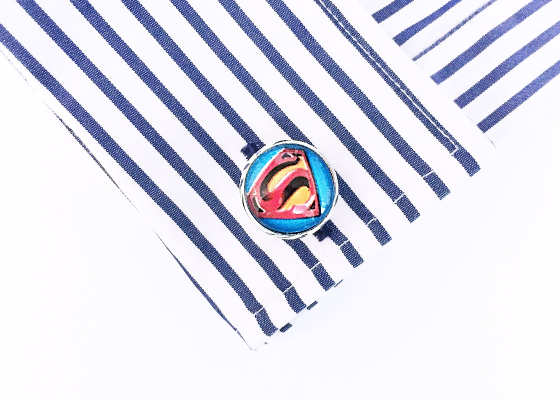 Manžetové knoflíčky Superman color I.