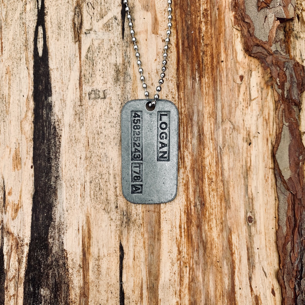 Stříbrný pánský náhrdelník Wolverine vintage