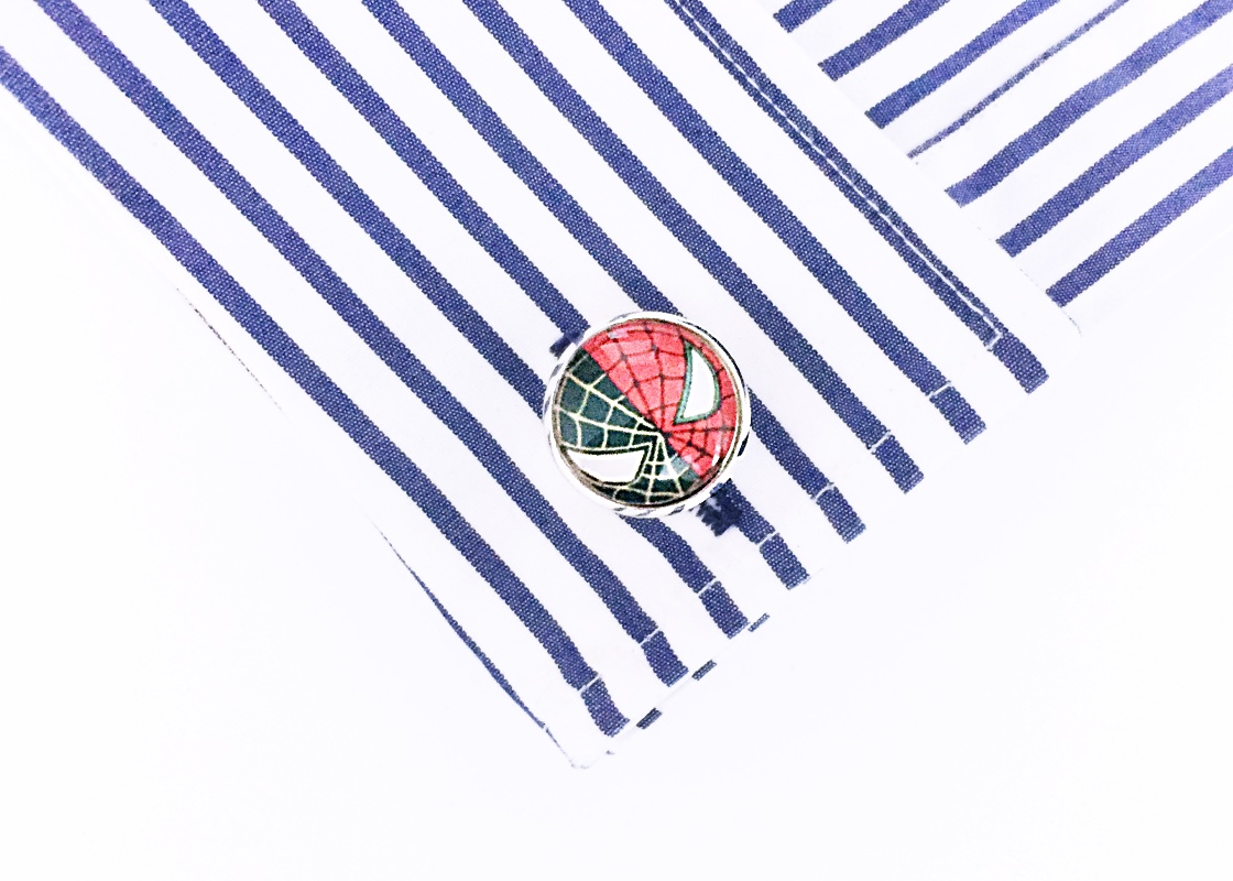 Manžetové knoflíčky Pavoučí maska I.