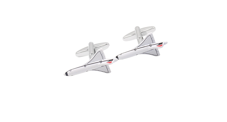Manžetové knoflíčky Letadlo Concorde 