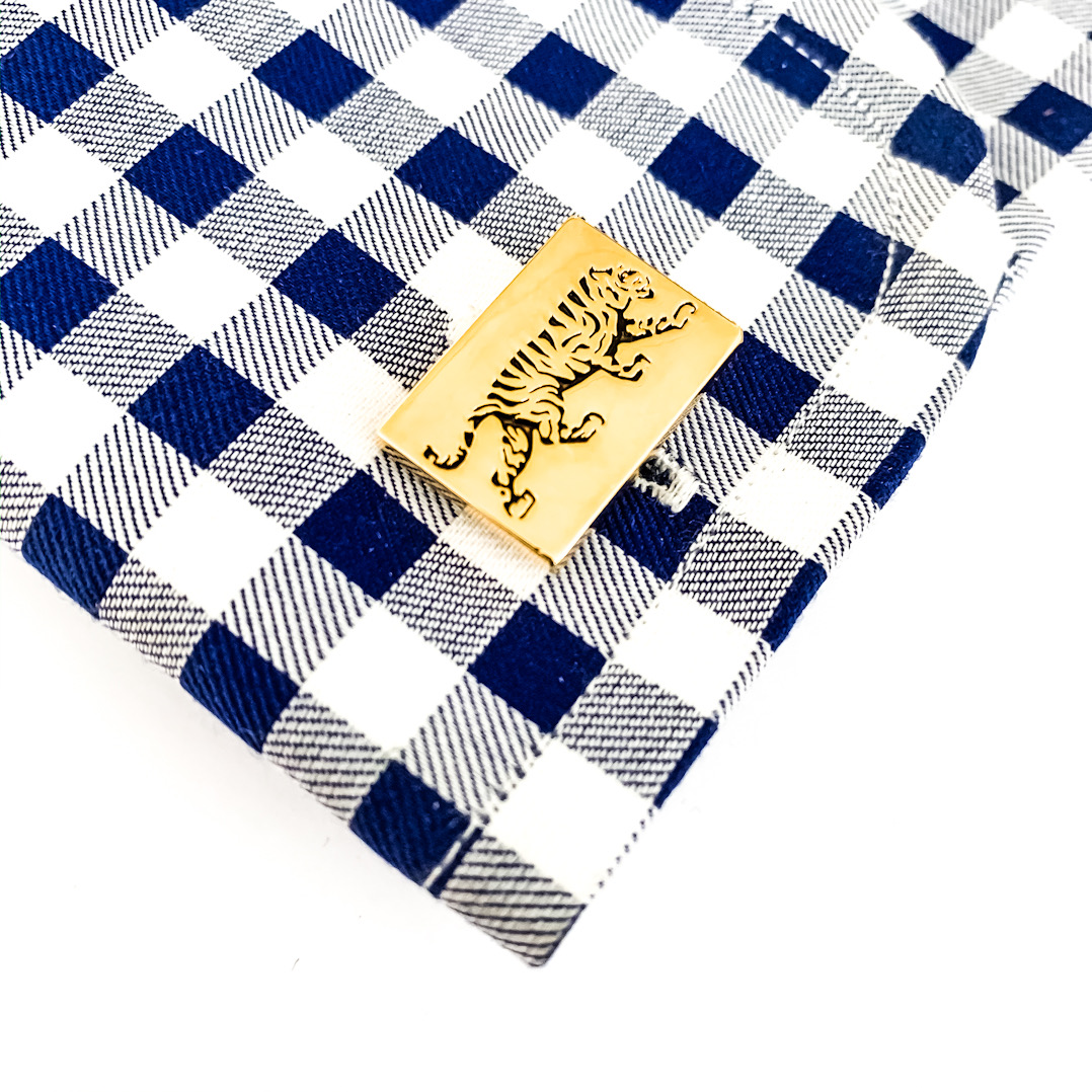 Zlaté manžetové knoflíčky Tygr 