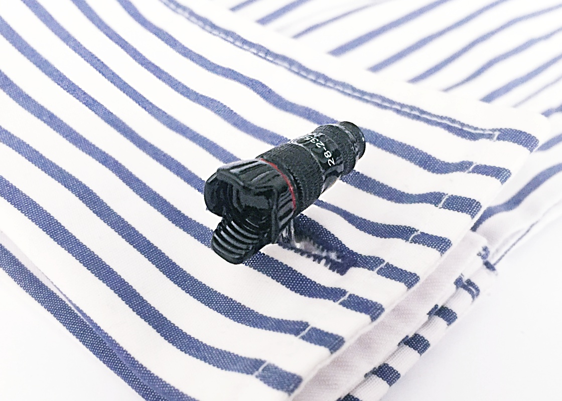 Manžetové knoflíčky Objektiv fotoaparátu