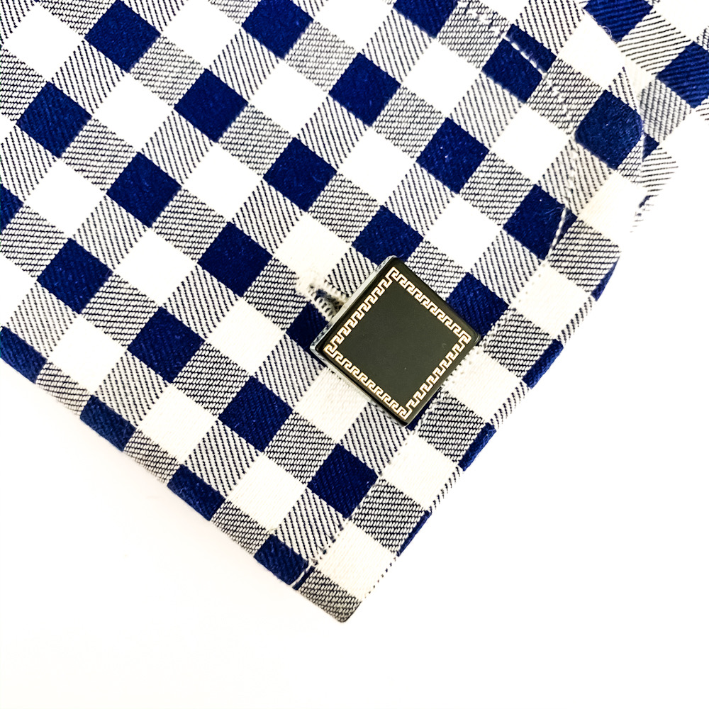 Manžetové knoflíčky Čtverec black 