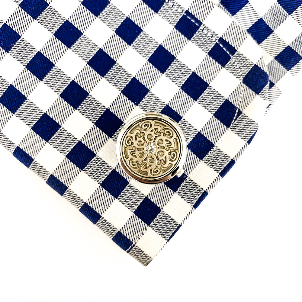 Manžetové knoflíčky Mystery round 