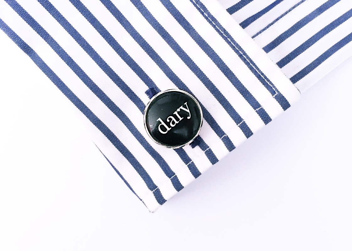 Manžetové knoflíčky Legendary - černé