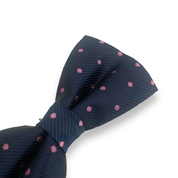 Modrý motýlek Pink dot 