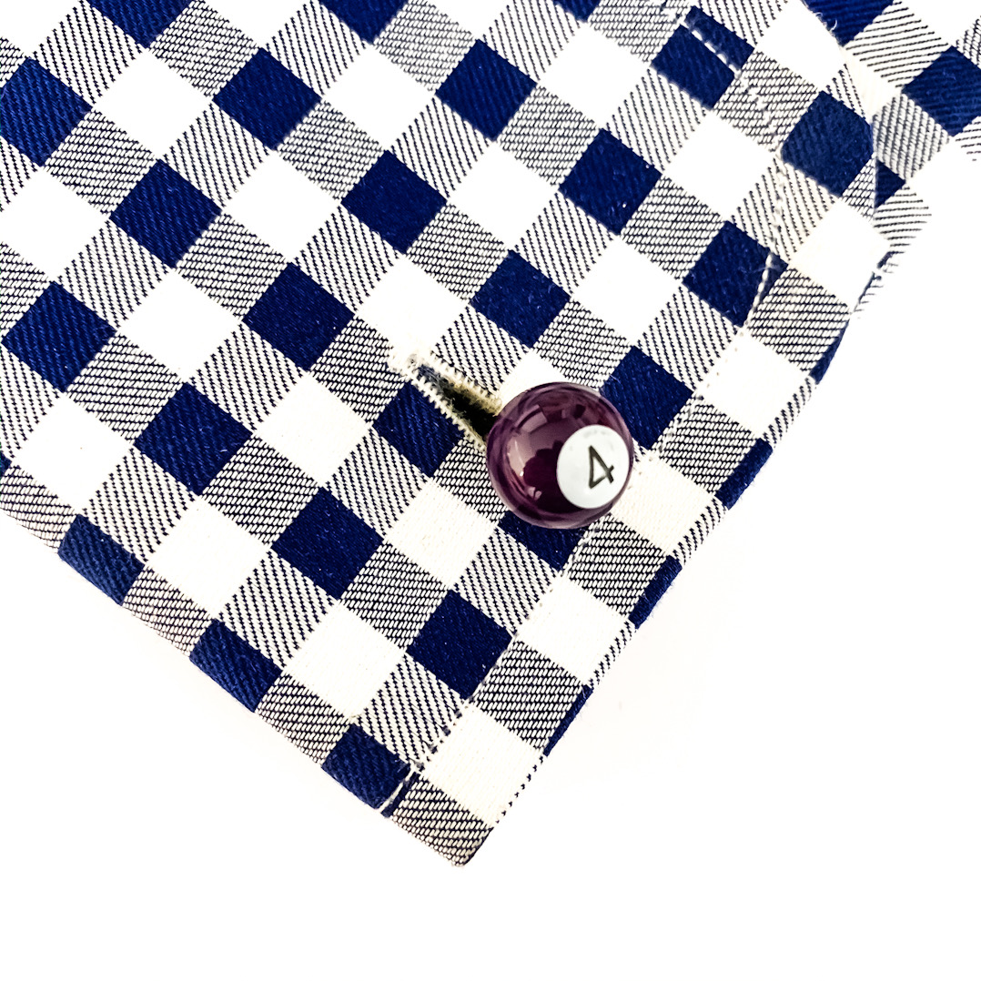 Manžetové knoflíčky Kulečníková koule 4