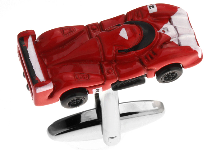 Manžetové knoflíčky Ferrari závodní automobil 