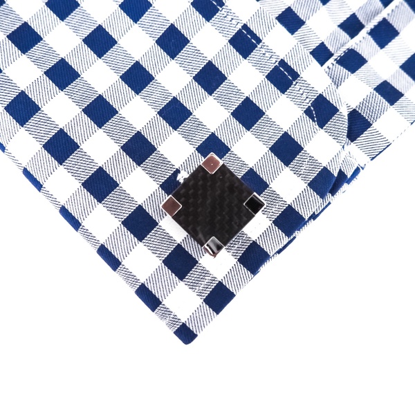 Manžetové knoflíčky Carbon square 