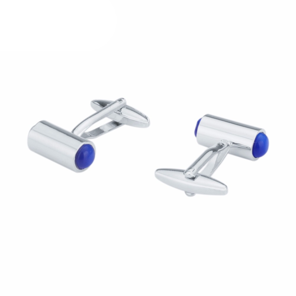 Manžetové knoflíčky Blue opal round 