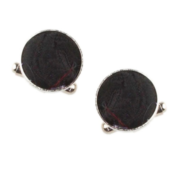 Manžetové knoflíčky Vintage černé 