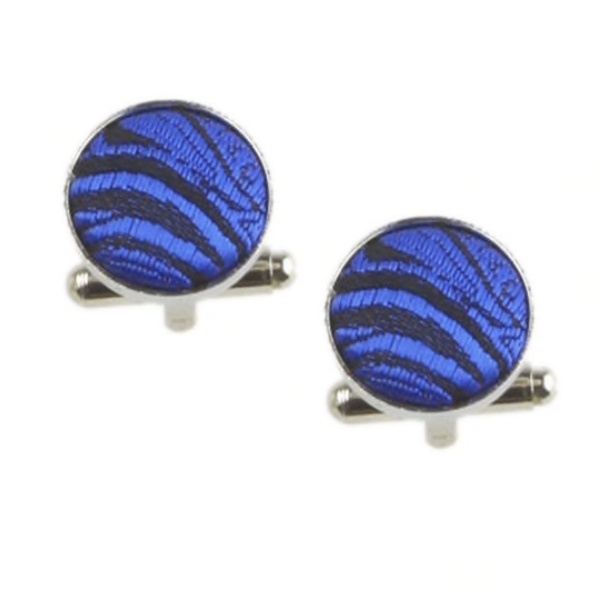 Manžetové knoflíčky Vintage modré 