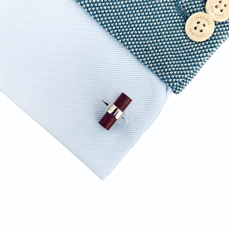 Manžetové knoflíčky Wood clip 