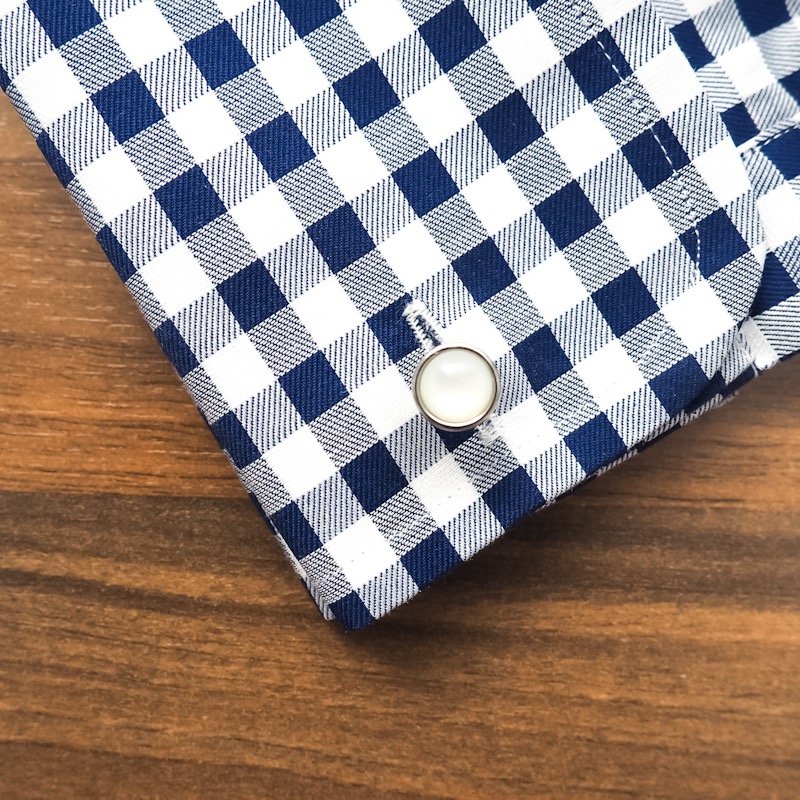 Manžetové knoflíčky Fashion Perla WHT-BLUE