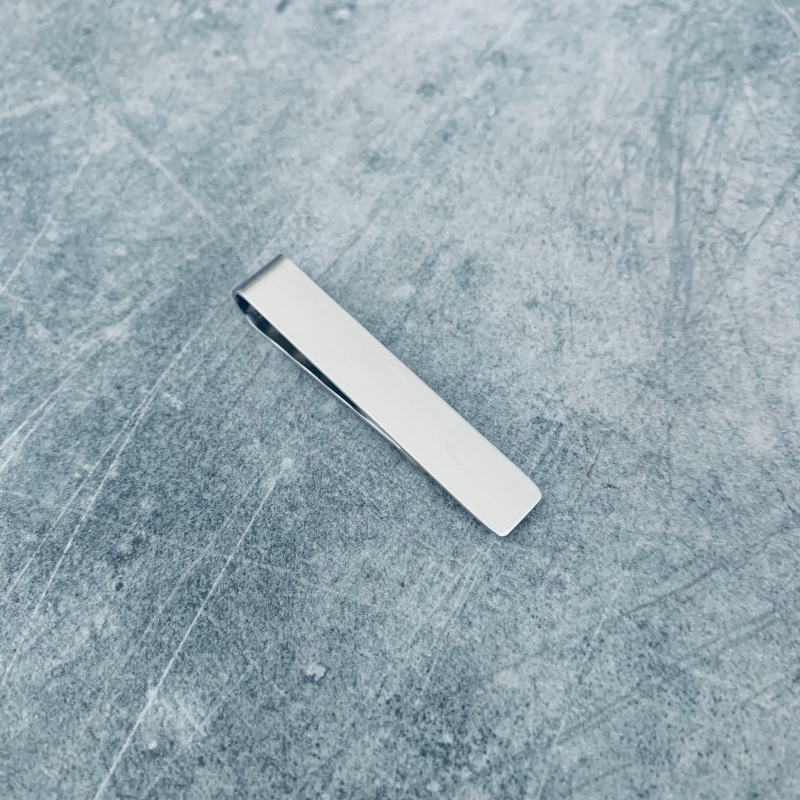 Stříbrná spona na peníze Slim 