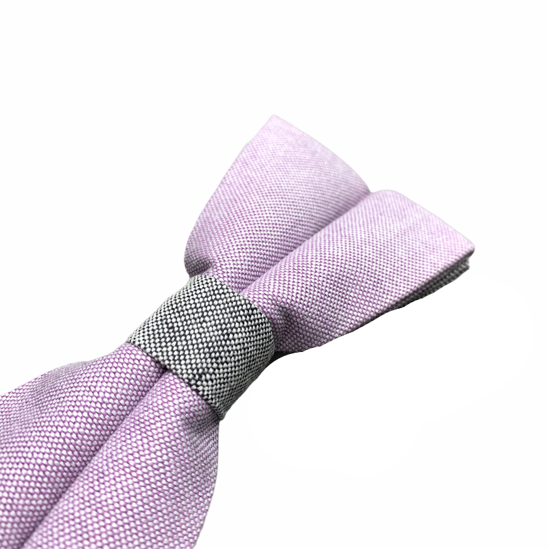 Motýlek Cotton fialovo - černý