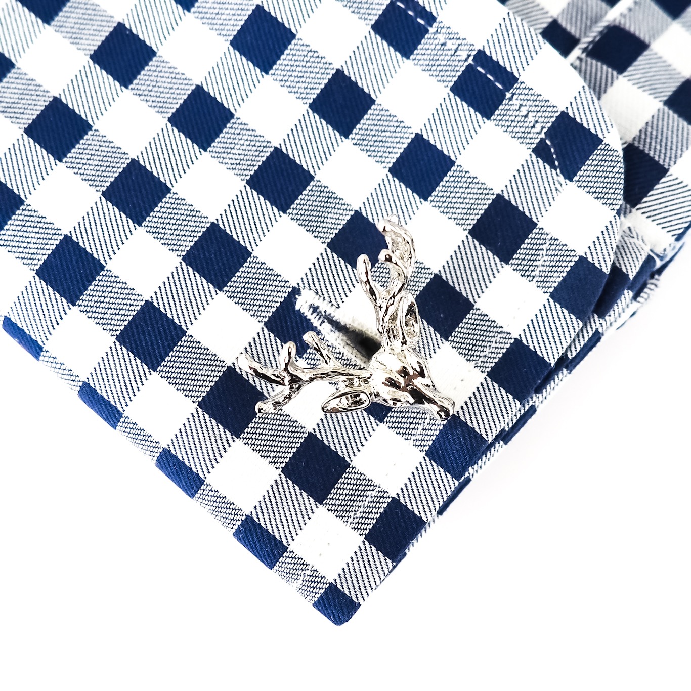 Manžetové knoflíčky Jelen paroží stříbrné 