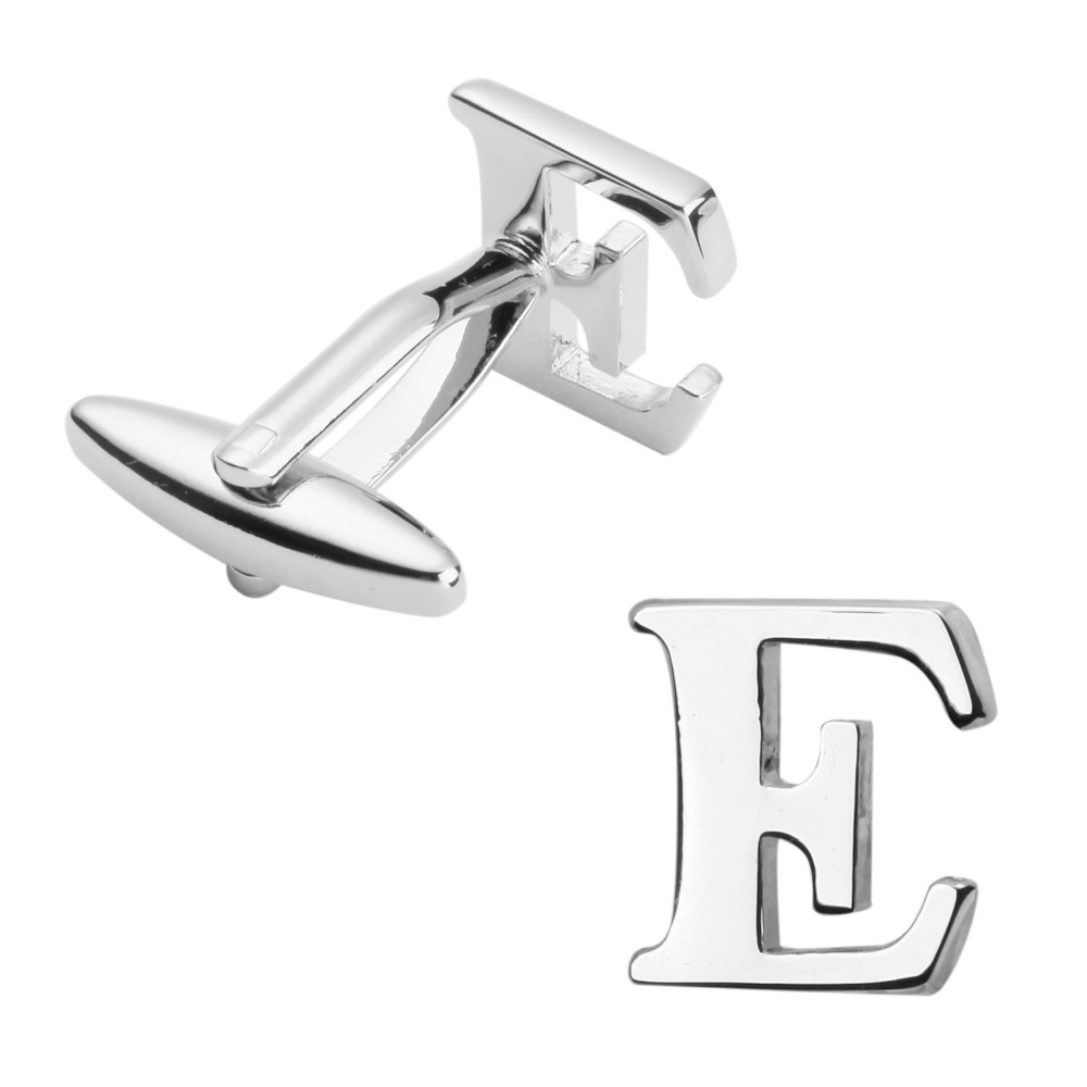 Manžetový knoflíček Iniciál E - malý 