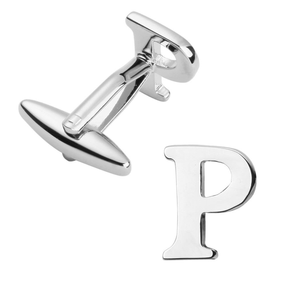 Manžetový knoflíček Iniciál P - malý 