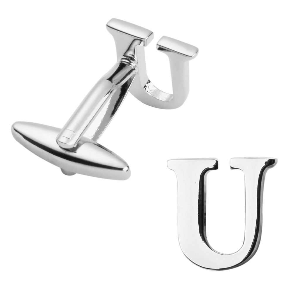 Manžetový knoflíček Iniciál U - malý 