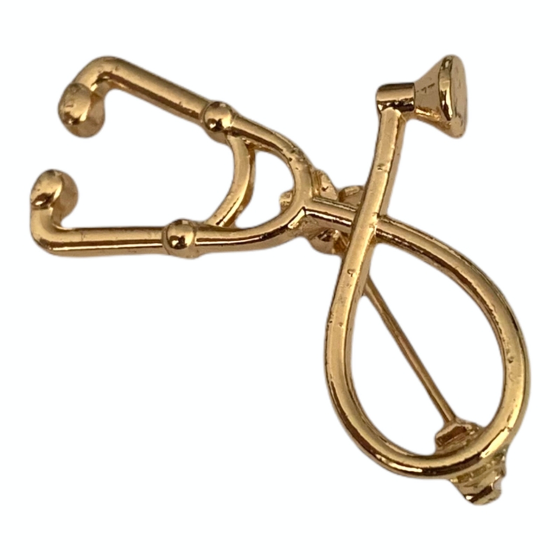 Zlatá brož Stetoskop 