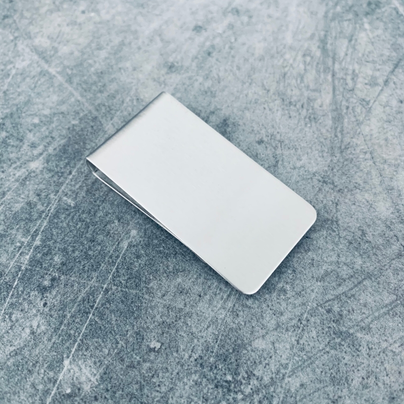 Stříbrná spona na peníze Wide I. 