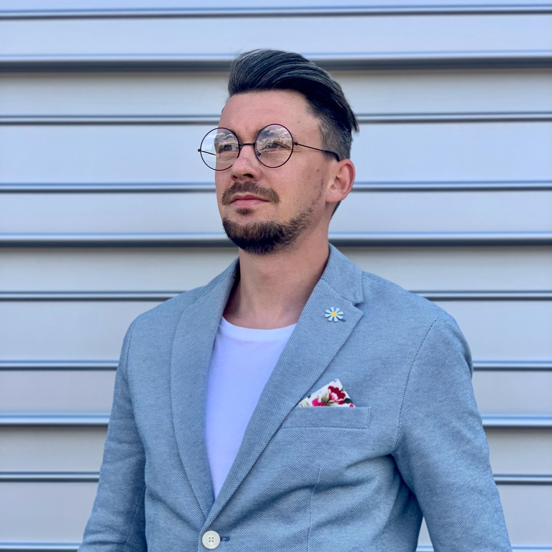 Černé čiré brýle Lenonky
