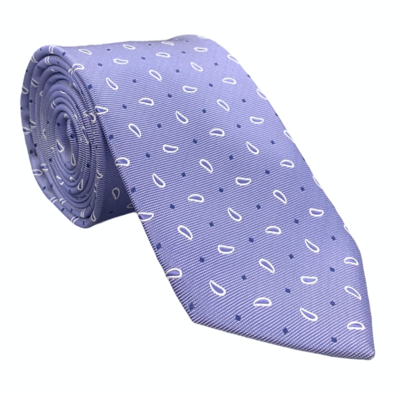 Fialová kravata Kapka 