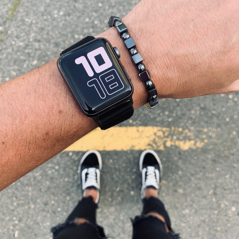 Černý set náramků Black 