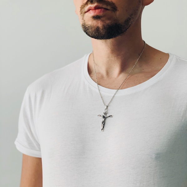 Stříbrný Růženec INRI 