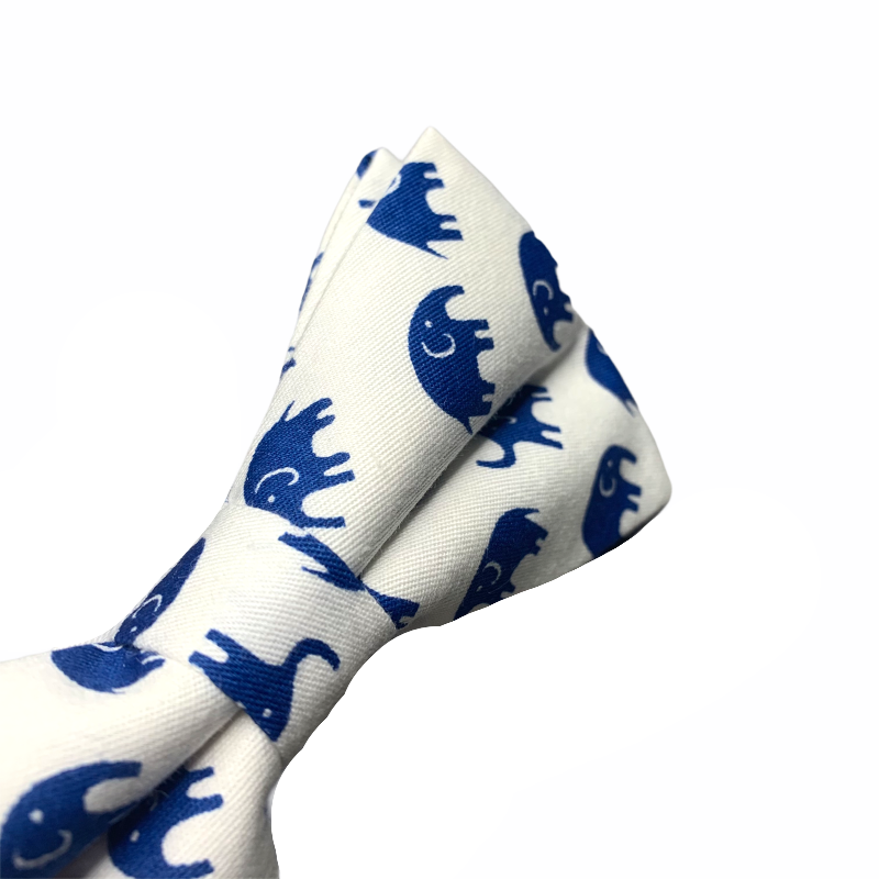 Bílo - modrý motýlek Slon 