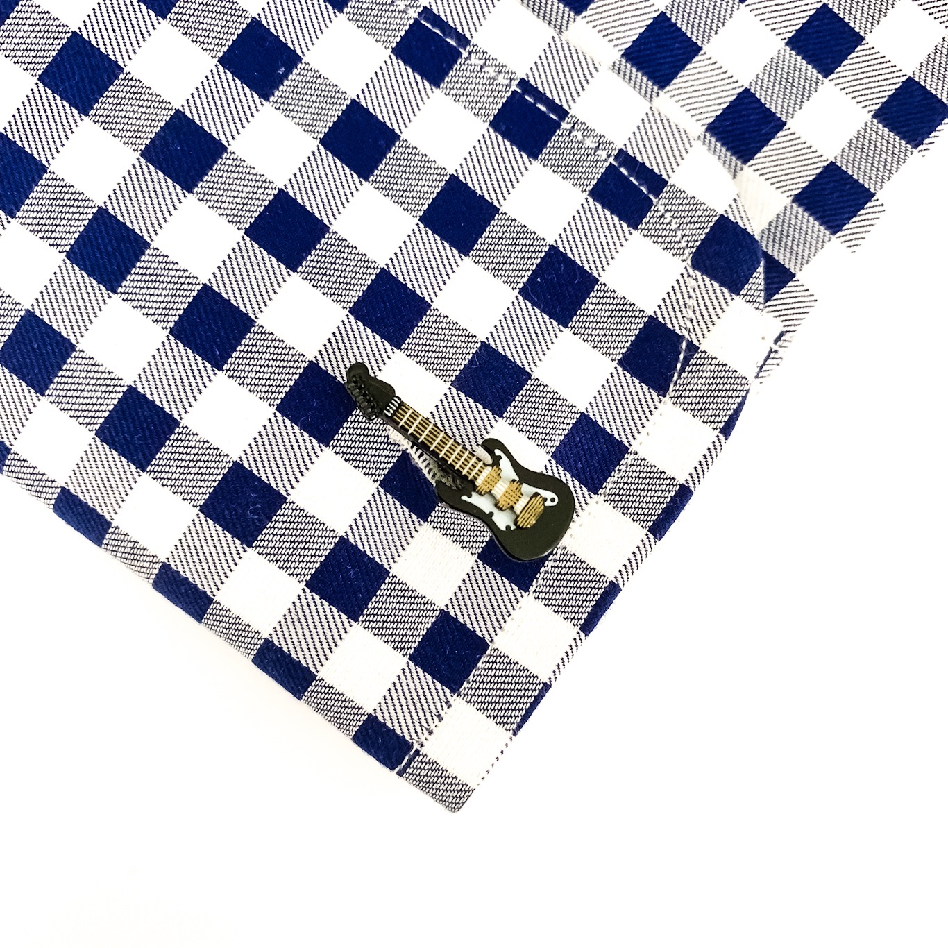 Manžetové knoflíčky Elektrická kytara black 