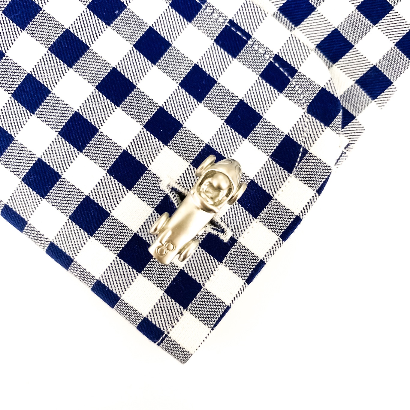 Manžetové knoflíčky Retro Formule číslo 8