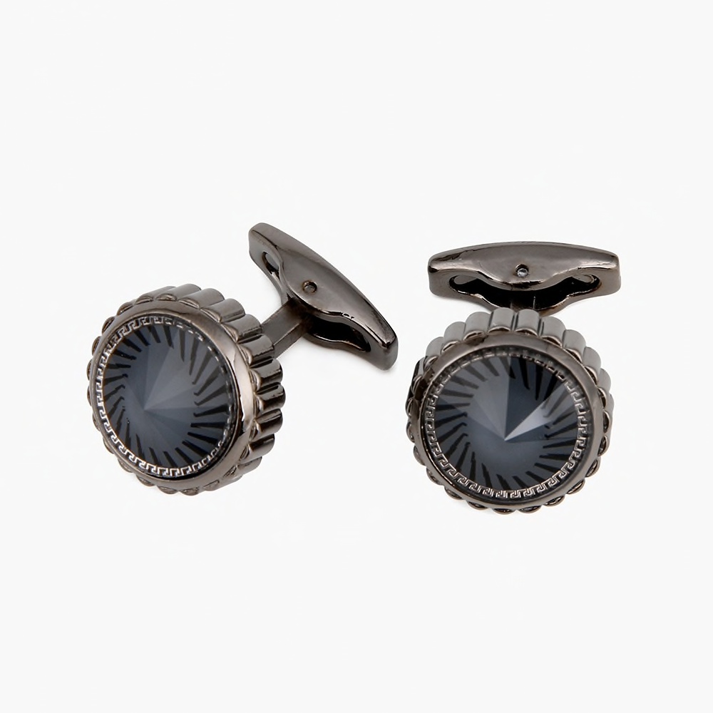 Manžetové knoflíčky Gunmetal Rotary