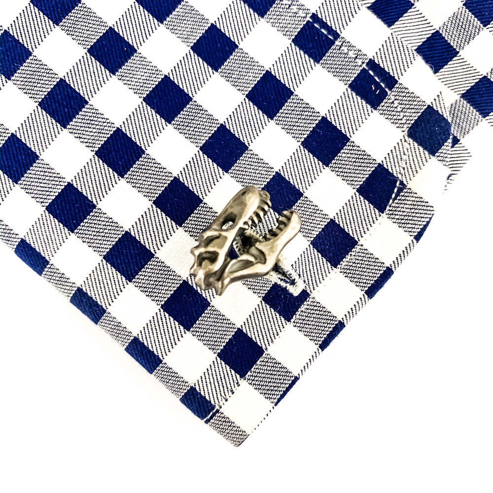 Manžetové knoflíčky Lebka Dinosaurus Tyrannosaura