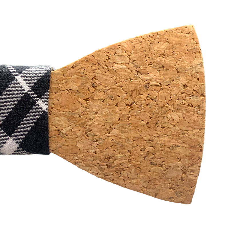 Pánský motýlek Korek Klasik Black line 