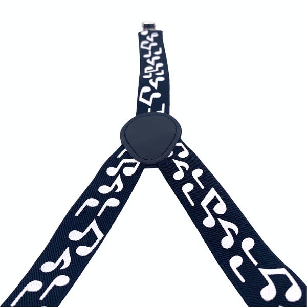 Černé kšandy Noty 