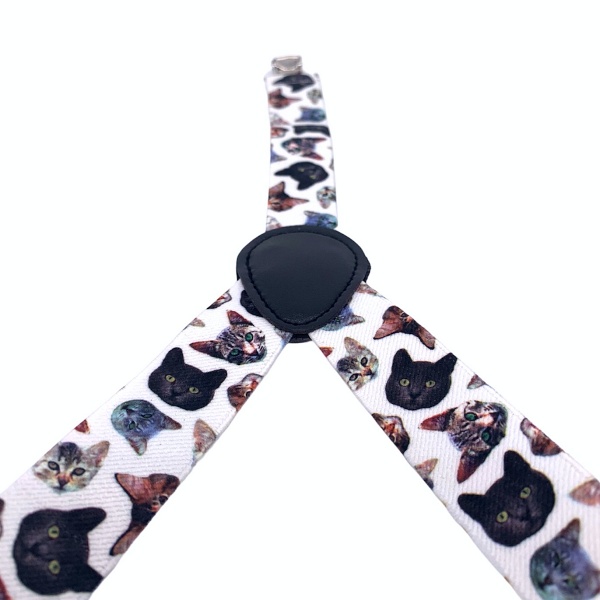 Bílé kšandy Kočky 