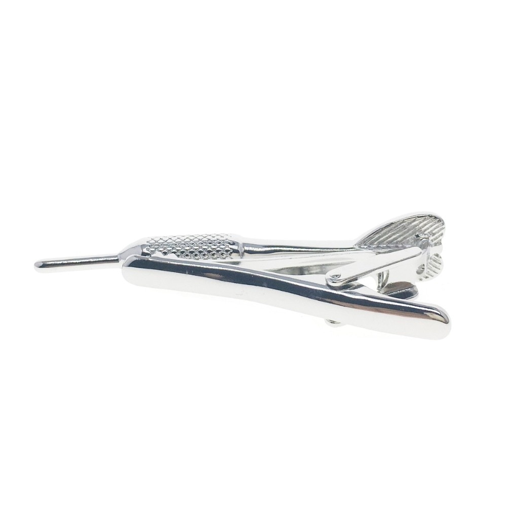 Stříbrná spona na kravatu Šipka 