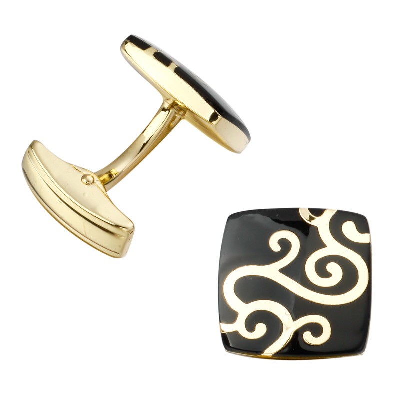 Manžetové knoflíčky Gold vintage