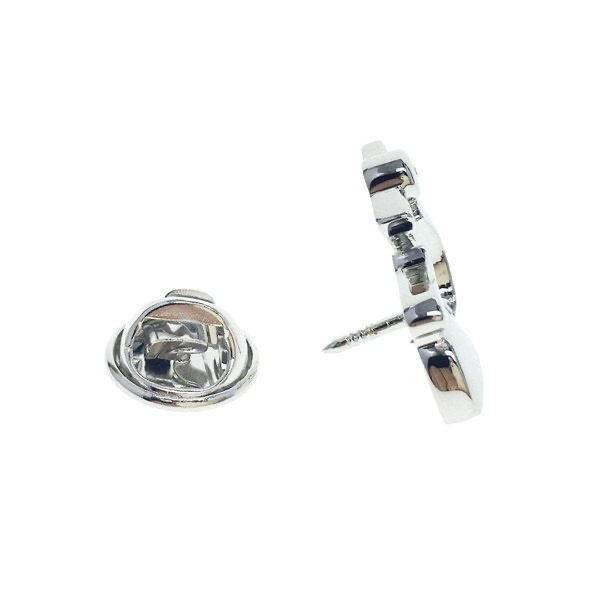 Brož do saka Skútr - stříbrný 