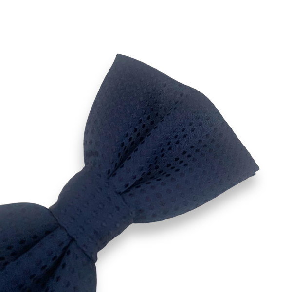 Tmavě modrý motýlek Dots