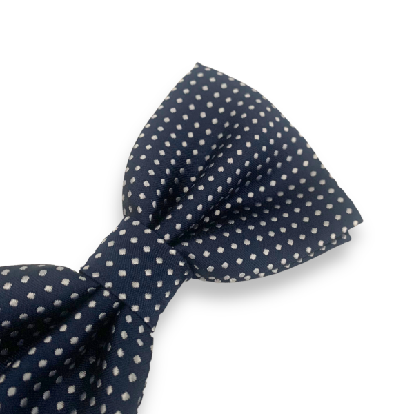 Modro - bílý motýlek Dots