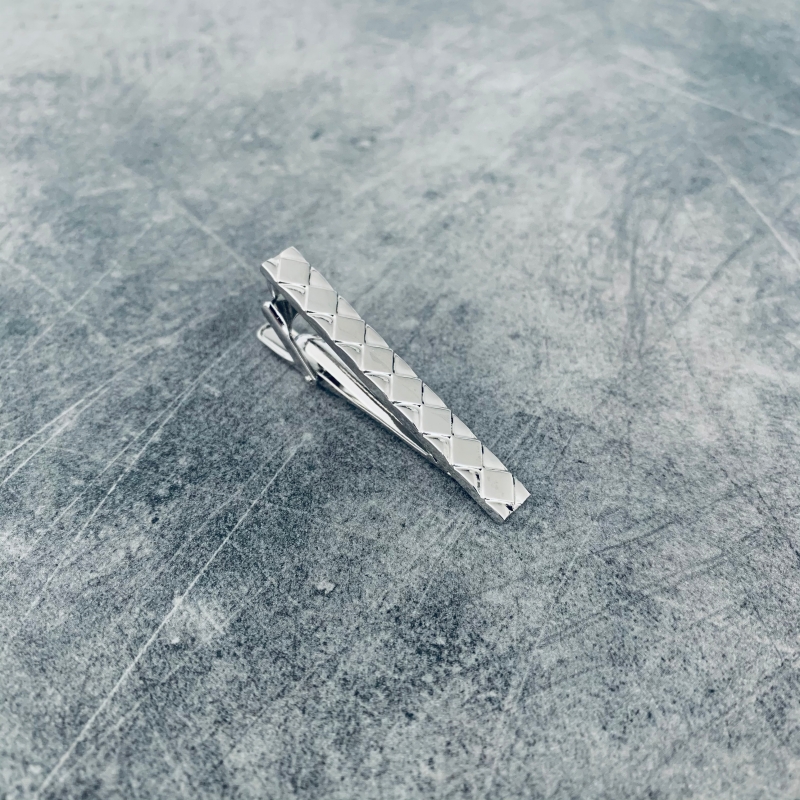 Spona na kravatu Cube pattern 